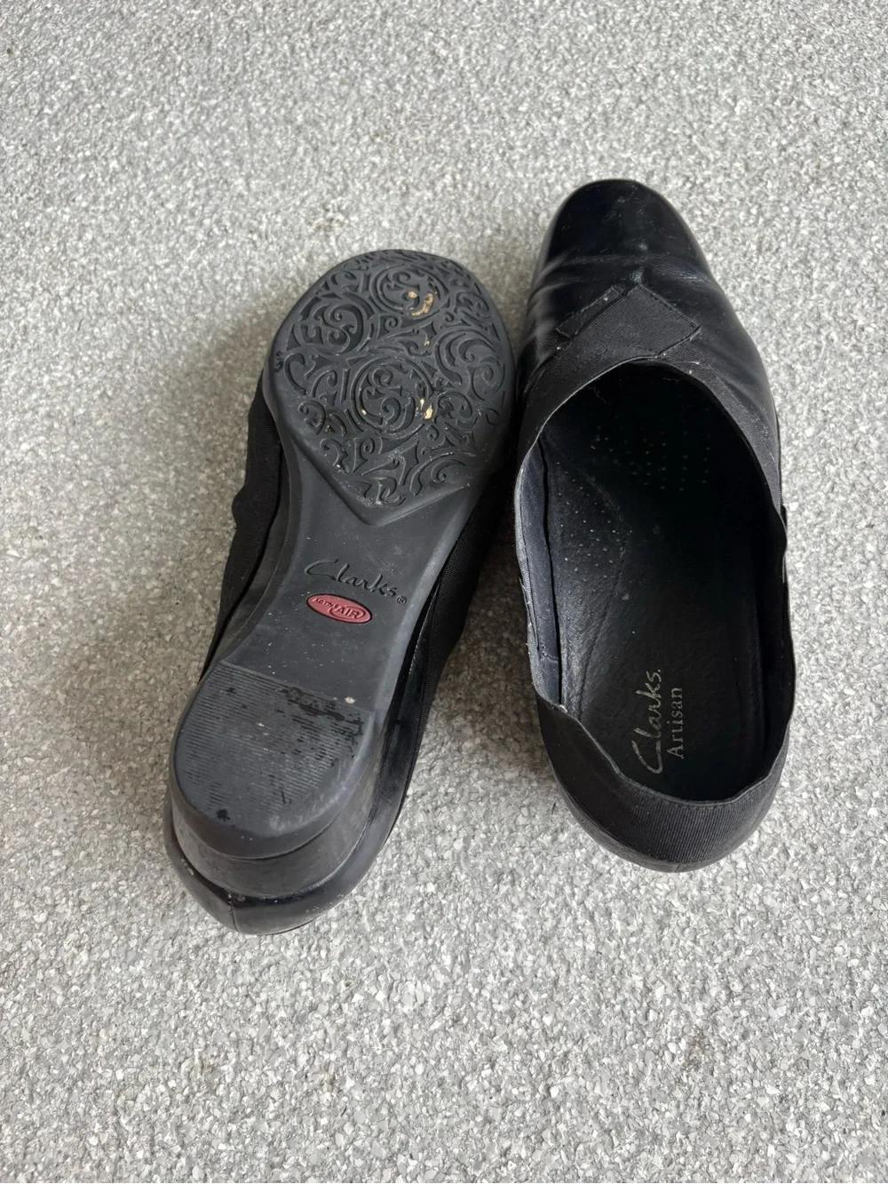 Clarks Artisan slip-on wedge size 9